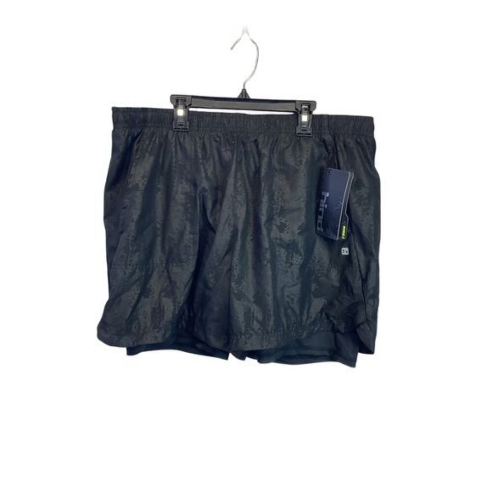 Preppy Streetwear Coquette Utility Hind Men Shorts Size XL Black